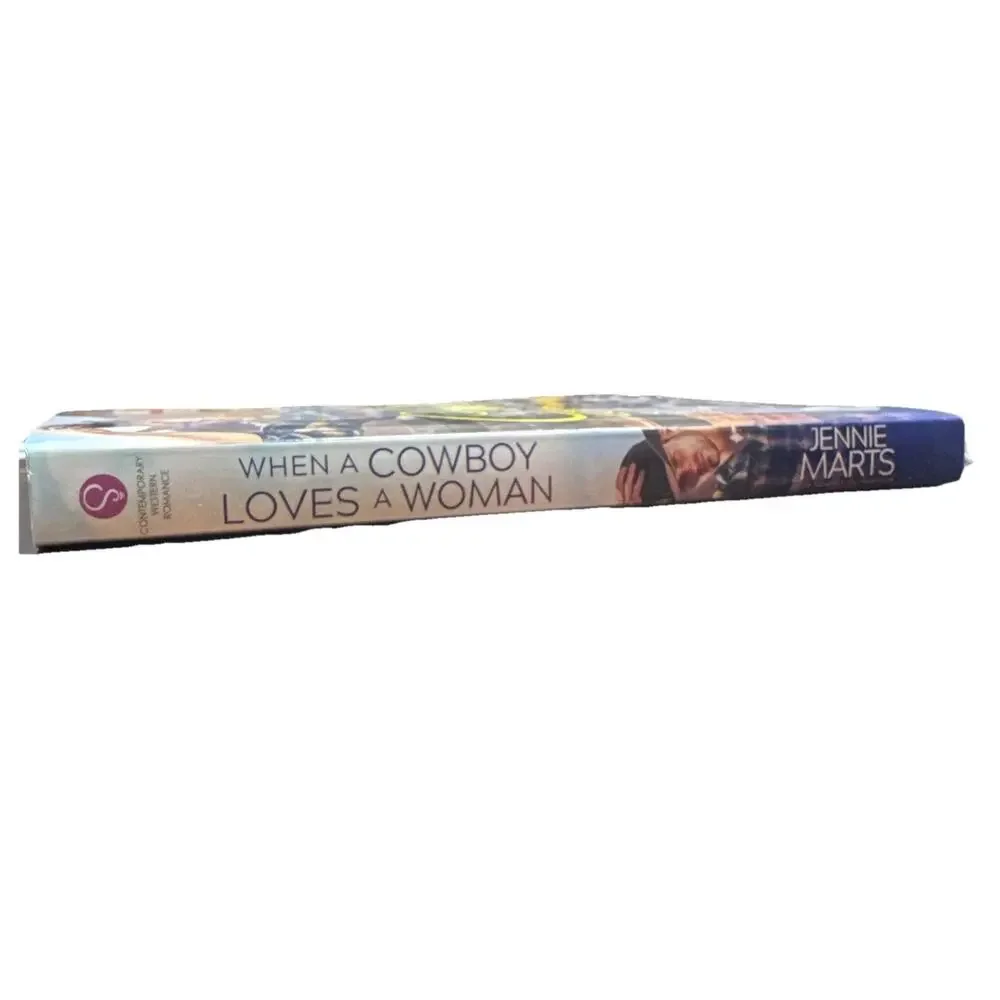 When a Cowboy Loves a Woman by Jennie Marts Like New Western Romance